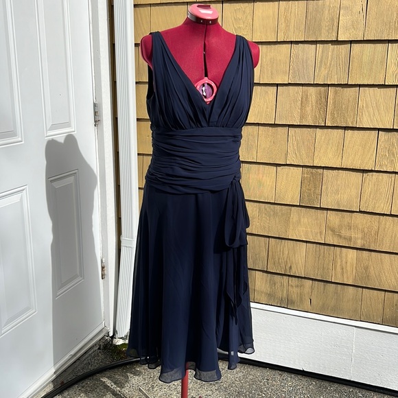 Jessica Chiffon Cocktail Dress 12 - Picture 1 of 3